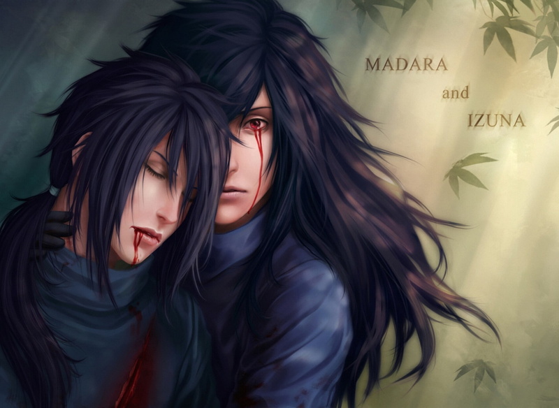 Naruto, 1080P, Madara Uchiha, Izuna Uchiha, Anime