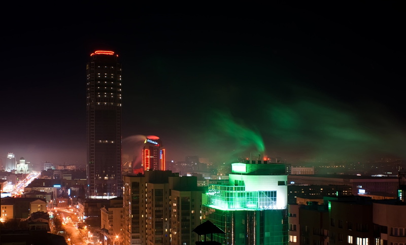 ekaterinburg, skyscraper, city, 2K
