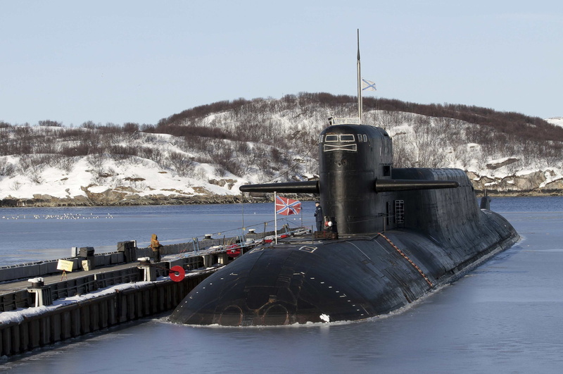 water, built structure, the past, Submarine of the project 667BDRM, war, weapon, architecture, transportation, old, K-84 Ekaterinburg, clear sky, harbor