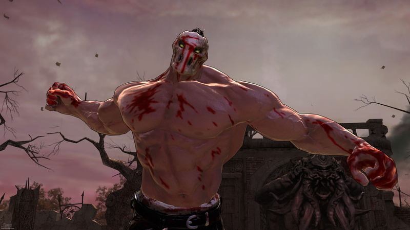 action, fighting, blood, monster, 5K, dark, evil, arcade, warrior, horror, creature, slasher, fantasy