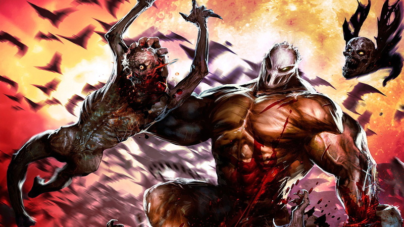 dark, creature, 1080P, evil, slasher, action, fighting, warrior, horror, arcade, monster, fantasy