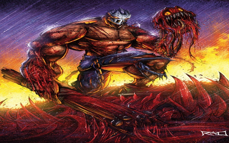 action, blood, dark, horror, evil, monster, warrior, 1080P, slasher, arcade, fantasy, creature, fighting