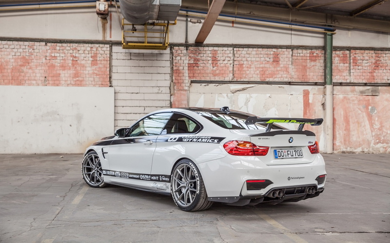 car, mode of transportation, brick wall, red, motor vehicle, bmw m4, back view, 2K, day, architecture, garage, Vehicle, stationary, sport, indoors, transportation