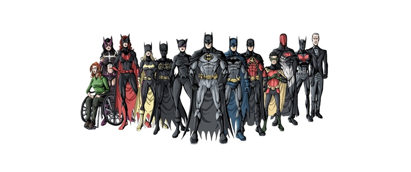 Robin (DC Comics), Batgirl, Red Robin, Batman, 1080P, Catwoman, Huntress (DC Comics)