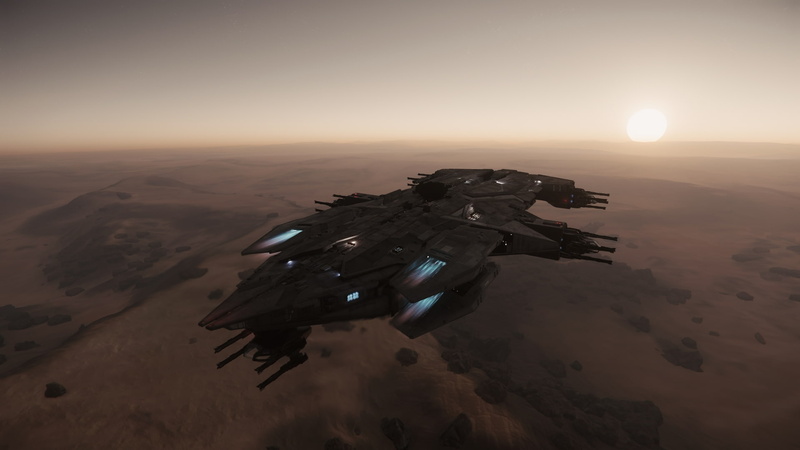 Spaceship, Star Citizen, 1080P, Video Game, Daymar (Star Citizen), Hammerhead (Star Citizen)