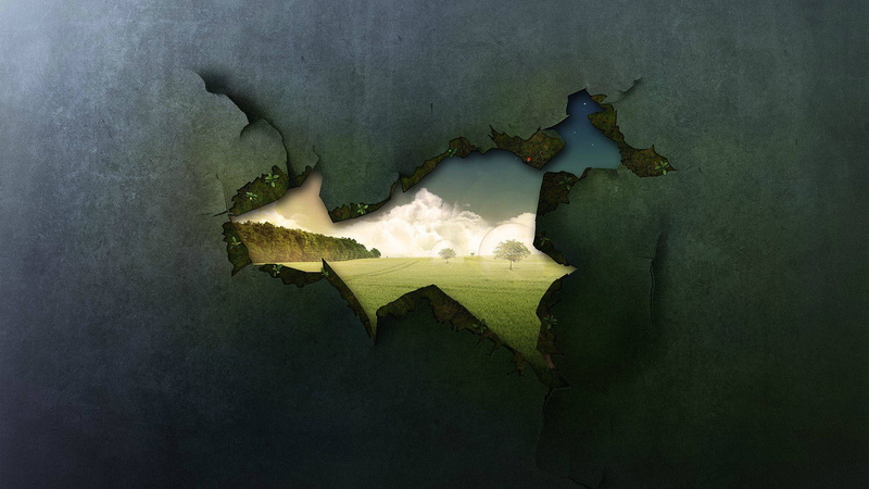 sea, hammerhead, water, aerial view, nature, scenics - nature, summer, outdoors, shark, space, digital composite, 1080P, night, art and craft, environment