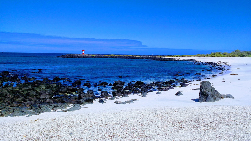 day, nature, clear sky, no people, sea, outdoors, bay, sky, rock, tranquil scene, galápagos, scenics - nature, beach, horizon over water, beauty in nature