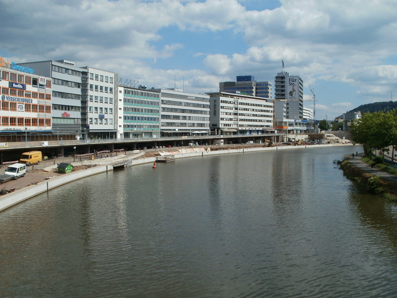 Promenade, day, city, residential district, bridge - man made structure, no people, urban, cloud - sky, river, 2K, cityscape, berliner promenade, building