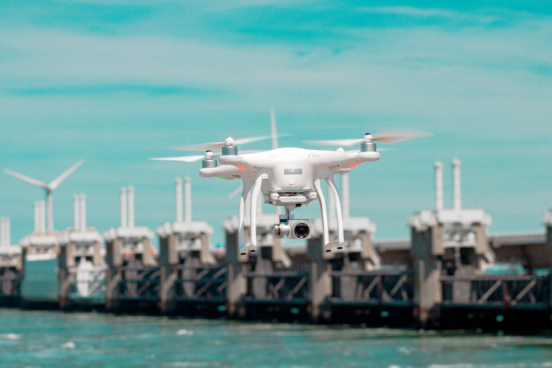 communication, motion, water, windmill, camera, industry, nature, airport runway, white, focus, phantom 3, drone, selective, flying, arrival, bright, technology