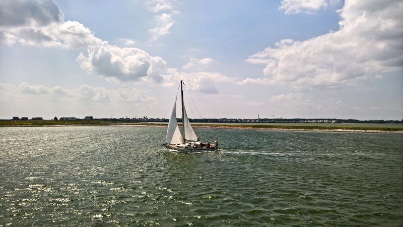 fresh breeze, day, olpenitz, sailing boat, body, water sports, sea, ship, travel, sailing, sky, white, no people, baltic sea fjord, cloud - sky, sailboat