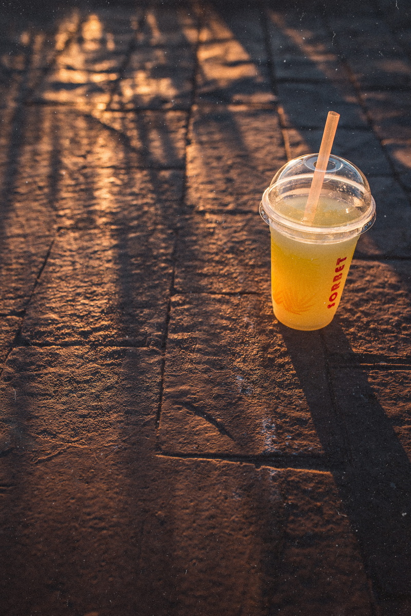 milk, outdoors, refreshment, sorbet, straw, cocktail, breeze, disposable, alcohol, cold drink, food and drink, filled, drinking glass, table, drinking straw