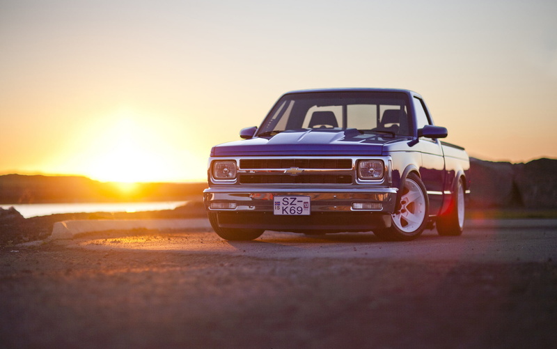 sunset, Chevrolet, Sport, 1080P, S10
