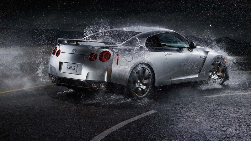 car accident, cars, ruined, splash, silver, extreme weather, nissan gt-r r 35, natural disaster, blizzard, motor vehicle, transportation, motion, street