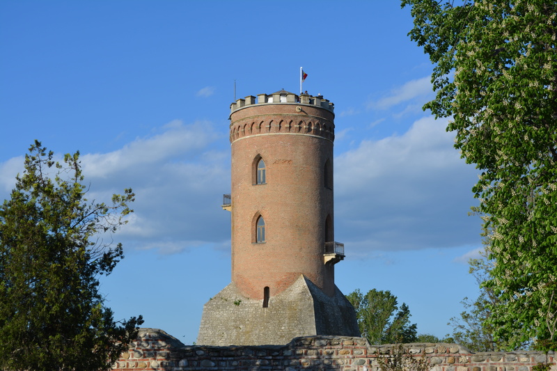 building, tree, built structure, outdoors, no people, nature, targoviste, historic, sky, city, day, landscape, distance, fort, chindia tower, history, park