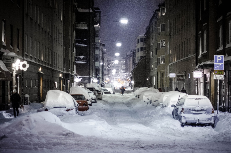 frozen, lights, built structure, cold - Temperature, car, new York City, signage, snowdrift, weather, parking, traffic, urban Scene, frost, cold temperature