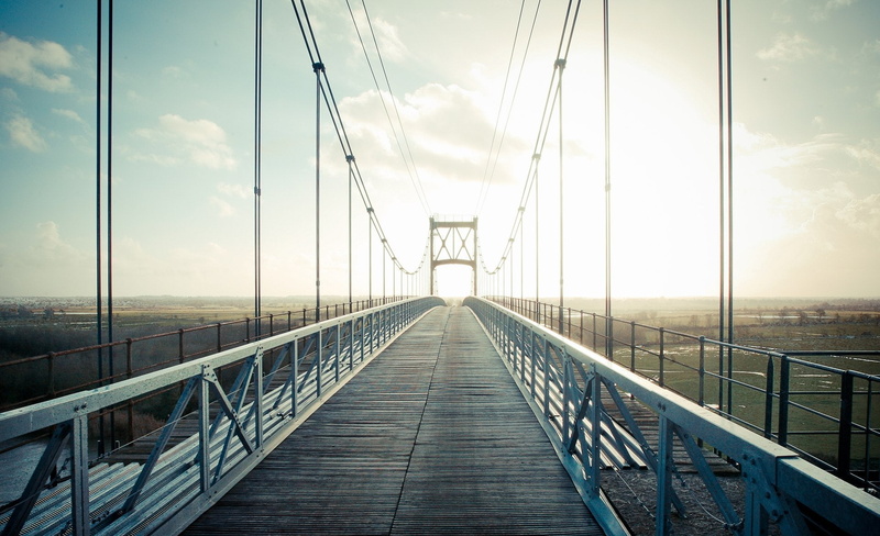 direction, day, the way forward, railing, cloud - sky, connection, bridge - man made structure, dal, HD, city, architecture, the city