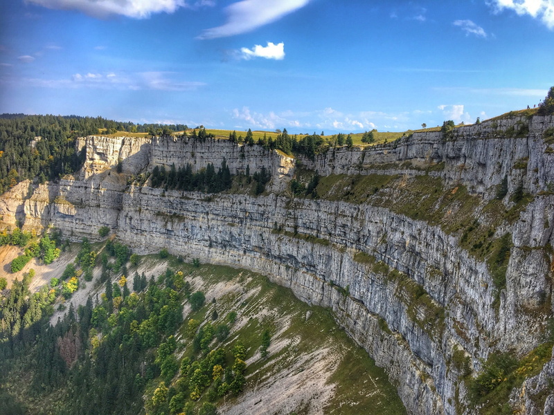 mountain, nature, rock, day, blue, sky, no people, the past, beauty in nature, cloud - sky, building exterior, van, tree, built structure, scenics - nature