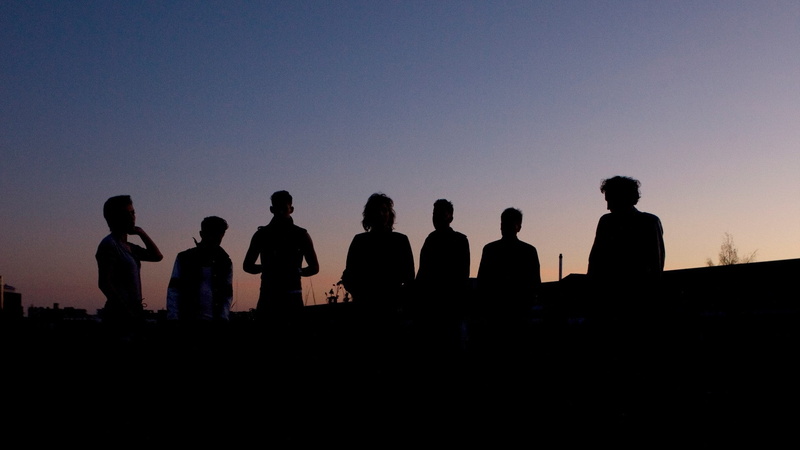 sitting, group of people, standing, Shadow, people, outdoors, Twilight, sky, silhouette, Dune, dusk, sunset, crowd, nature, adult, Sillhouettes, leisure activity