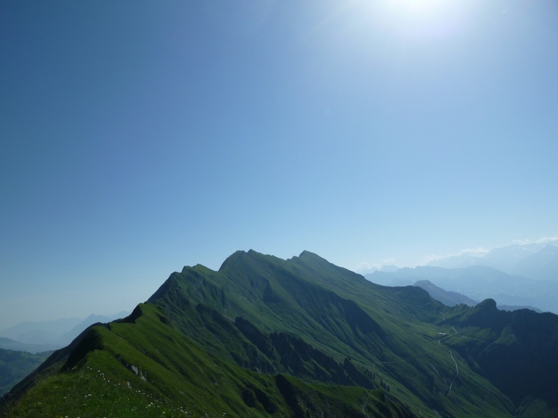 summer, mountain peak, idyllic, alpine, alpine panorama, sky, sunlight, environment, blue, tranquil scene, nature, mountain, landscape, brienz rothor, non-urban scene