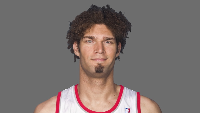 adult, portrait, s, young men, confidence, headshot, curly hair, front view, tank top, men, robin lopez, hairstyle, new orleans pelicans, jersey, close-up