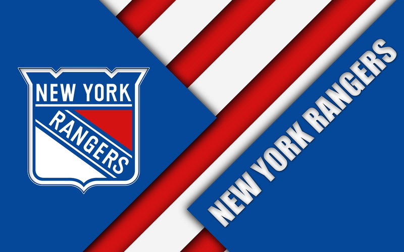 Logo, NHL, 4K, Emblem, New York Rangers, Hockey