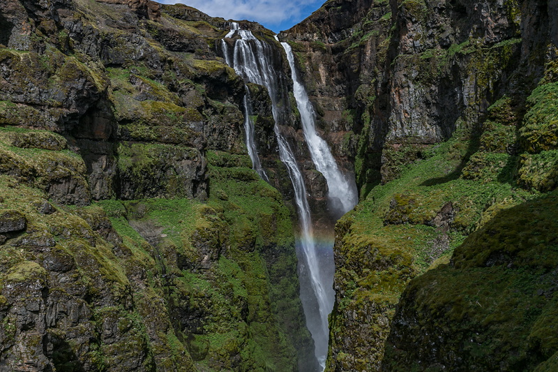 stream, waterfall, motion, environment, scenic, grass, long exposure, tree, no people, mountain, hiking, fall, island, explore, water, power in nature