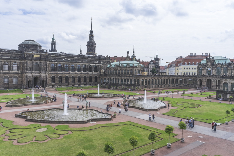 5K, plant, historic, cloud - sky, tower, architecture, building, europe, water, clock, bell, germany, crowd, government, altstadt, built structure, monument