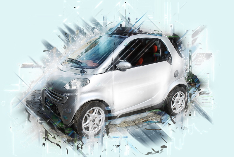 outdoors, blurred motion, speed, image editing, white, silver colored, motion, mode of transportation, glass - material, white color, Automotive, Car, road
