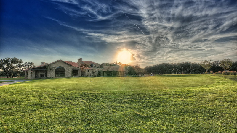 trees, grass, built structure, win, sky, ball, green color, House, plant, leisure, white, building exterior, entertainment, success, building, nature, sport
