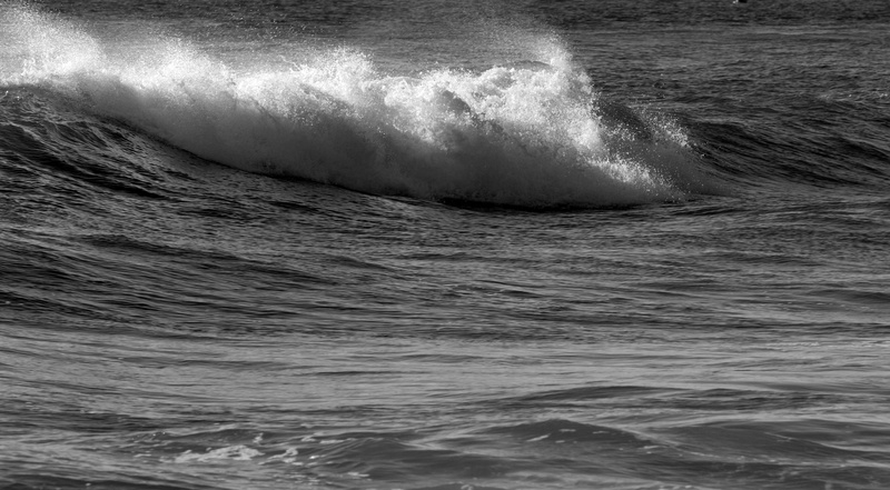 beauty in nature, coastline, splashing, surf, splash, breaking waves, seascape, power, 2K, usa, tide, sea, water, monochrome, aquatic sport, underwater
