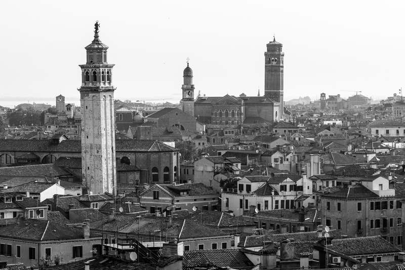 tower black-and-white, spire, sky, viewfromsea, built structure, nature, towers, vantagepoint, nofilter, architecture, Venice, city, blackandwhite, Vacation