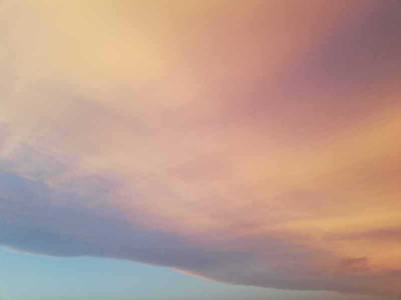 cloud, sea of sky, scenics - nature, scenery, mamouniyeh, tranquil scene, multi colored, sunrise, idyllic, sky, clouds, iran, day, blue, landscape, cloud - sky