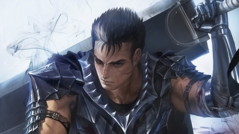 anime, fictional, digital painting, environment, character design, digital, Berserk, anime boys, 4K, digital art, warrior, concept art, Fantasy Men, drawing