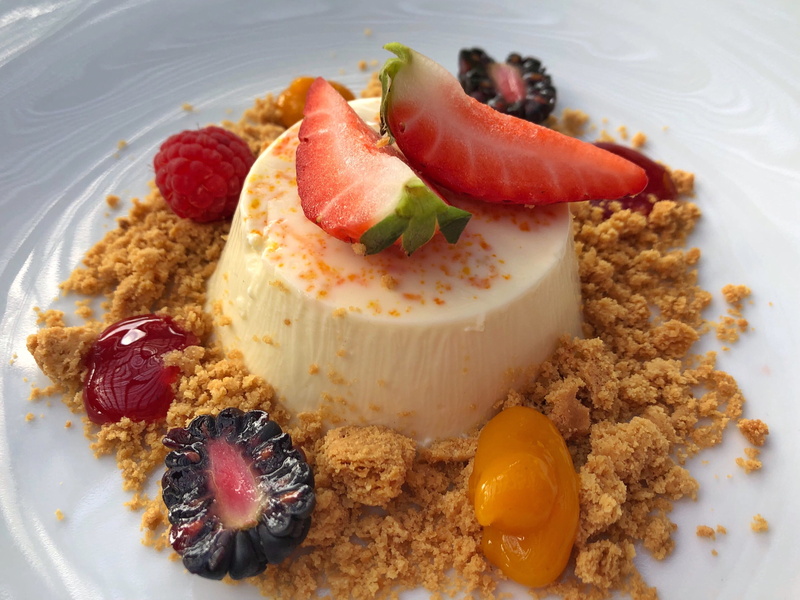 strawberry, indulgence, food and drink, screensaver, fruit, menu, 2K, sweet, still life, close-up, creative, panacotta, dessert, afters, delicious, food styling