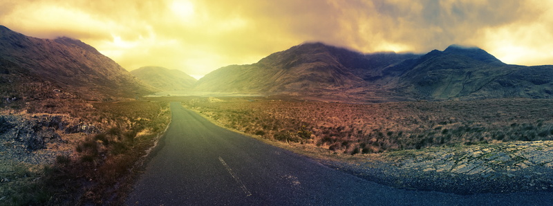 transportation, panoramic, mountain, outdoors, the way forward, tranquil scene, diminishing perspective, environment, road, beauty in nature, mountain range