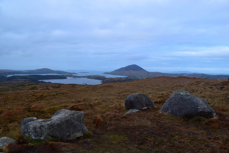 day, rock - object, water, mountain, national park, connemara, nature, scenics - nature, no people, cloud - sky, rock, sky, tranquility, tranquil scene