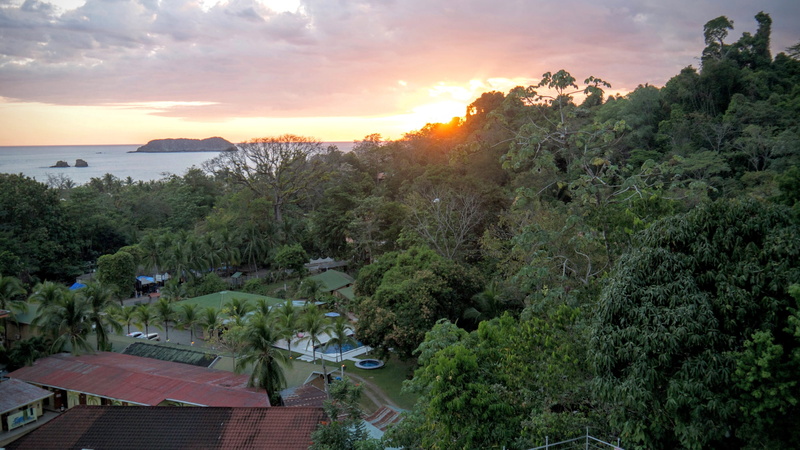 travel, sunset, beauty in nature, photo, manuel antonio, landscape, pacific, environment, aerial, scenics - nature, costa rica, scenic, travel destinations