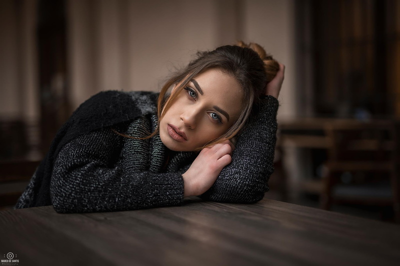 1080P, Simona Hyun, Marco De Santis, look, makeup, portrait, face, hands, Marco Dex