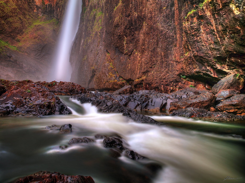 down under, stream, rock formation, flow, body, rain forest, wallaman  falls, scenics, rocks, formation, dex, image, water  drop, beauty In Nature, au
