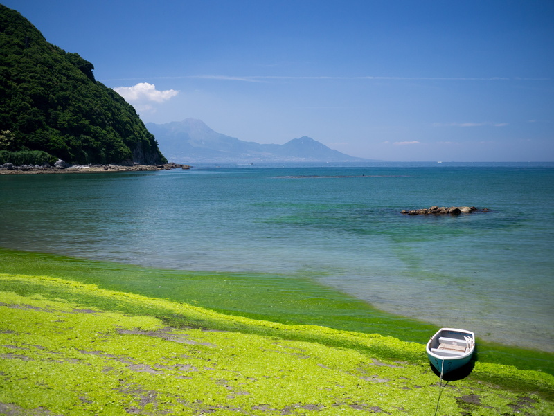 mode of transportation, sky, non-urban scene, transportation, scenics - nature, japan, daytime, kyushu, day, kumamoto, jon, sea, outdoors, white, nature