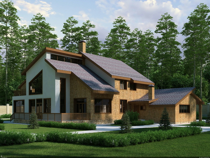 d, art, a, houses, hd, architecture, arhitecture, 3D, 1080P