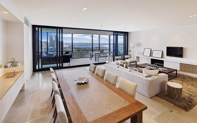 nice, room, architecture, rectangular, dining, table, view, 2K, brown, wooden, chairs, set
