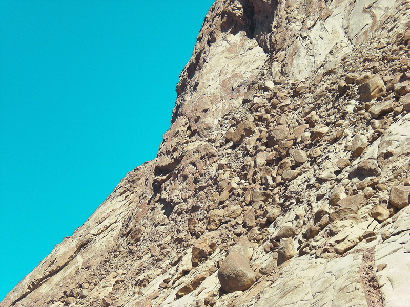 rock, beauty in nature, water, Sand, clear sky, solid, eroded, outdoors, mountain, low angle view, no people, tranquil scene, rock - object, Egypt, Africa