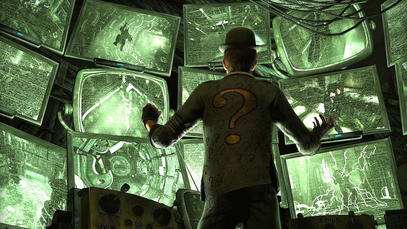Batman, Batman: Arkham City, 1080P, Riddler