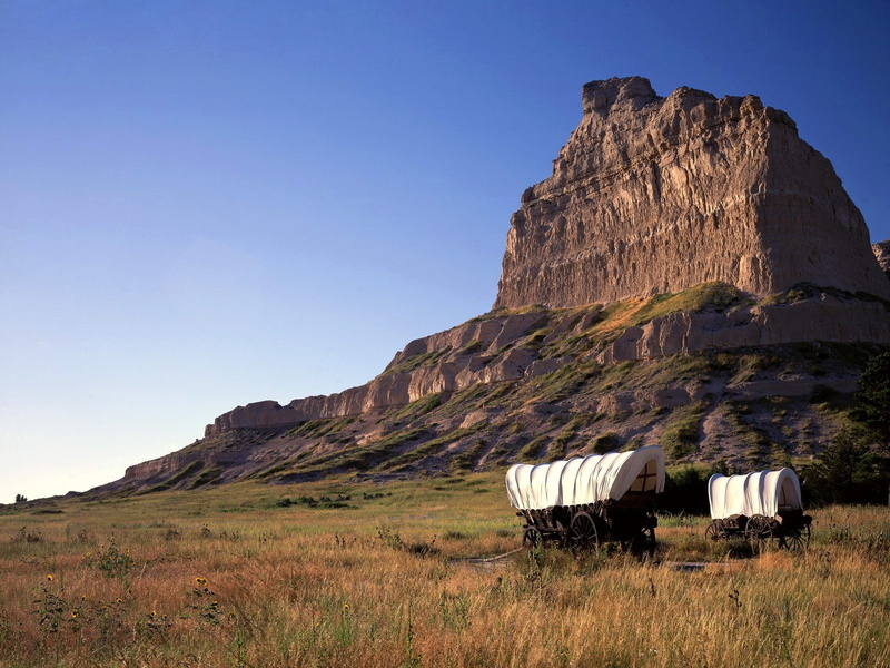 hd, rock, wagon, 720P, stone, covered, landscape, nature