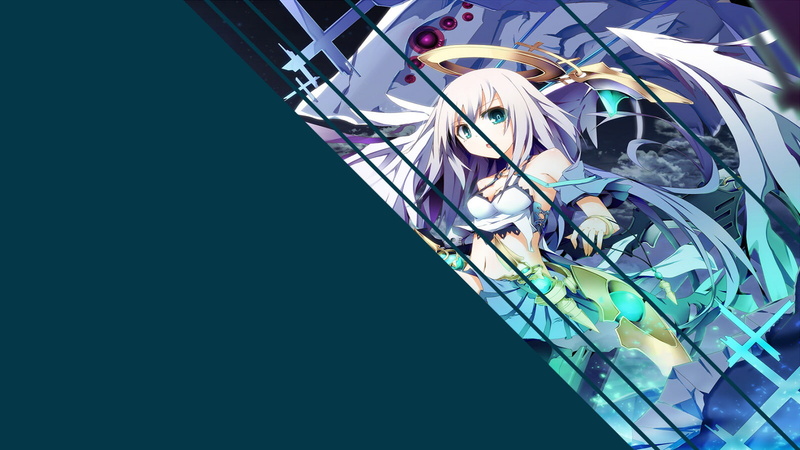 anime girls, chillstep, 720P, anime, white hair