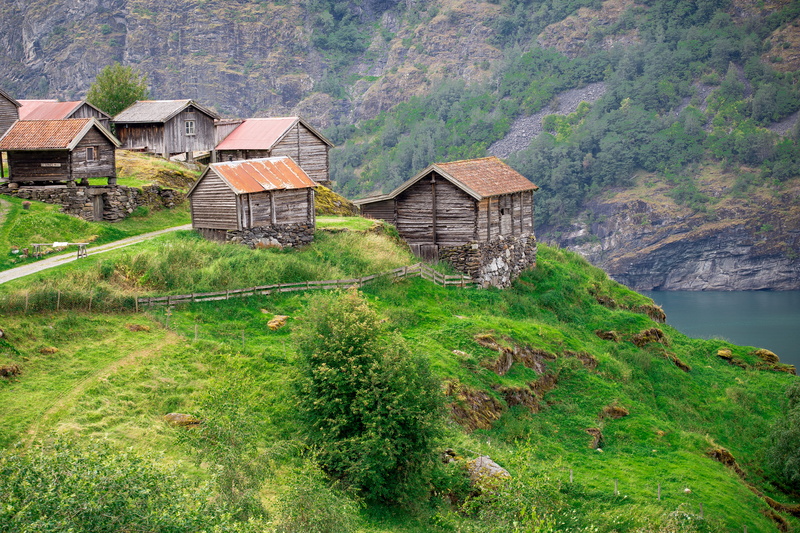 norway, scenics - nature, growth, green color, architecture, building, hemsedal, tree, nature, forest, water, no people, built structure, plant, outdoors