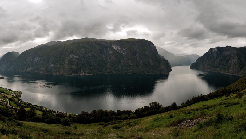 1080P, Norway, Aurlands, landscape, Fjord, nature