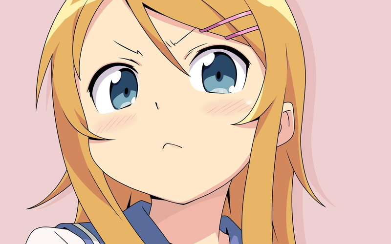 character, 1920x1200, anime, yellow, 1080P, haired, oreimo