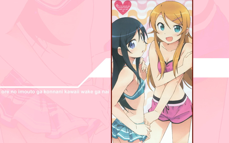 Anime, 1080P, Ayase Aragaki, Kirino Kousaka, Oreimo